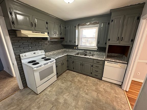 Kitchen with new countertops
