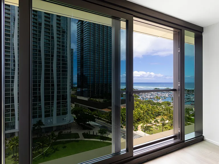 Juliet Balcony with Ocean and Park Views