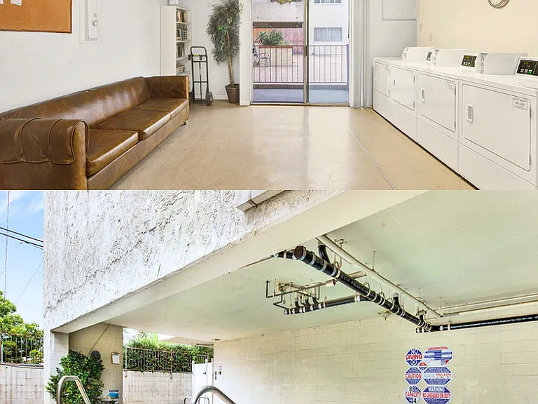 laundry room and pool