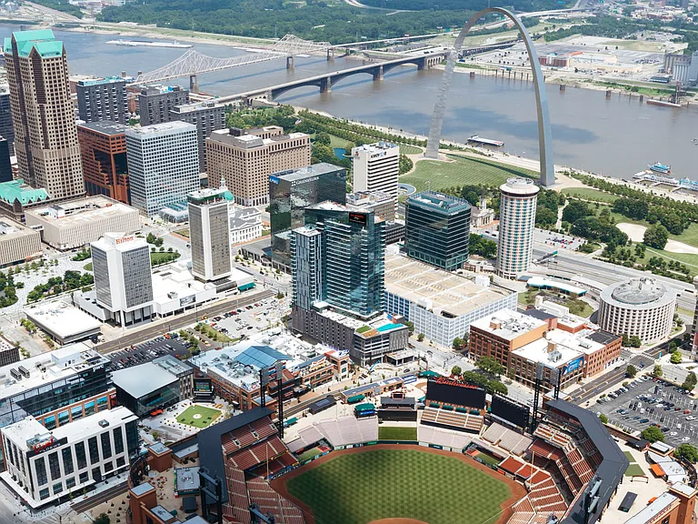 Aerial view of One Cardinal Way Luxury Apartments