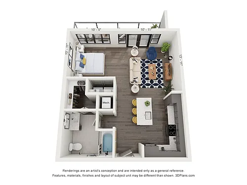 Floor plan LWA