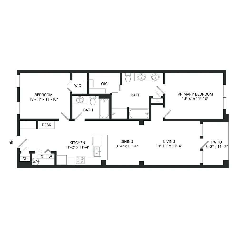 Floor plan Buda