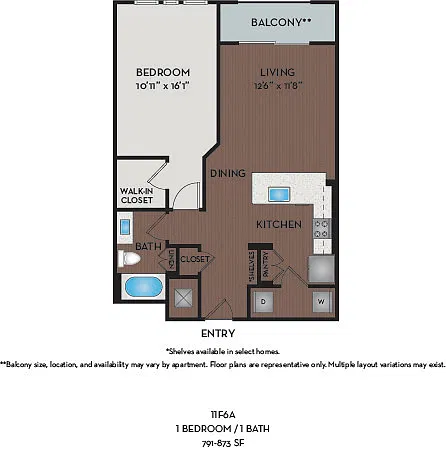 Floor plan 11F6