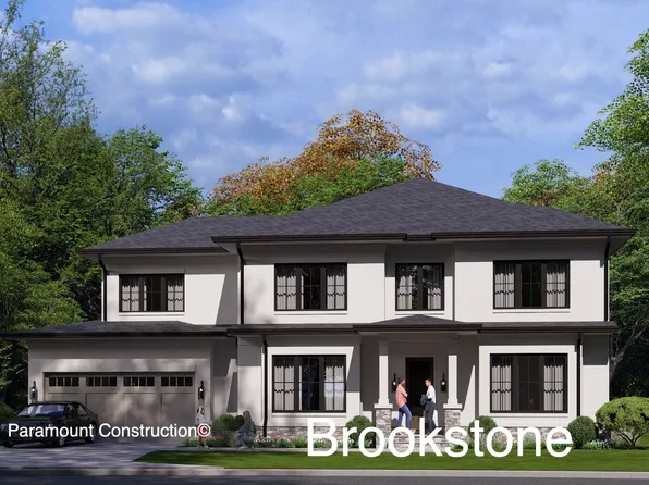 Brookstone Transitional - Wide Elevation Plan, PCI 22205