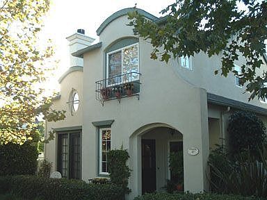 front of the house