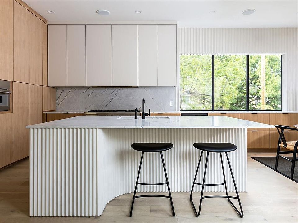 16+ Fluted Wood Kitchen Island