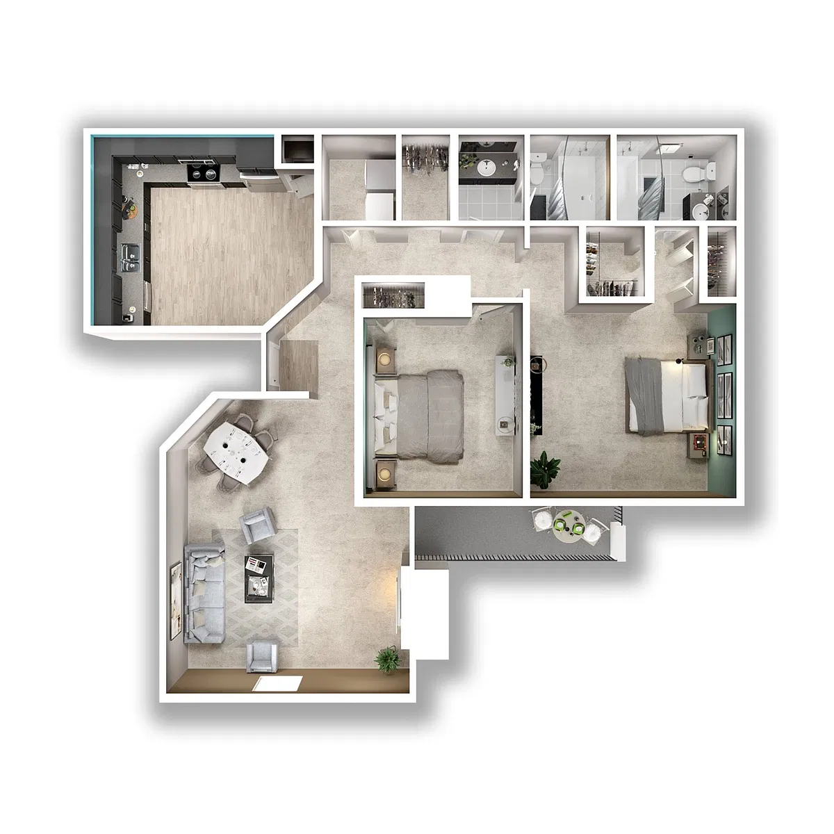 Floor plan B3