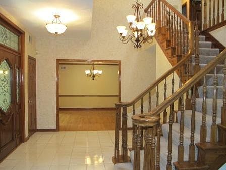 Carved oak staircase & new lighting!