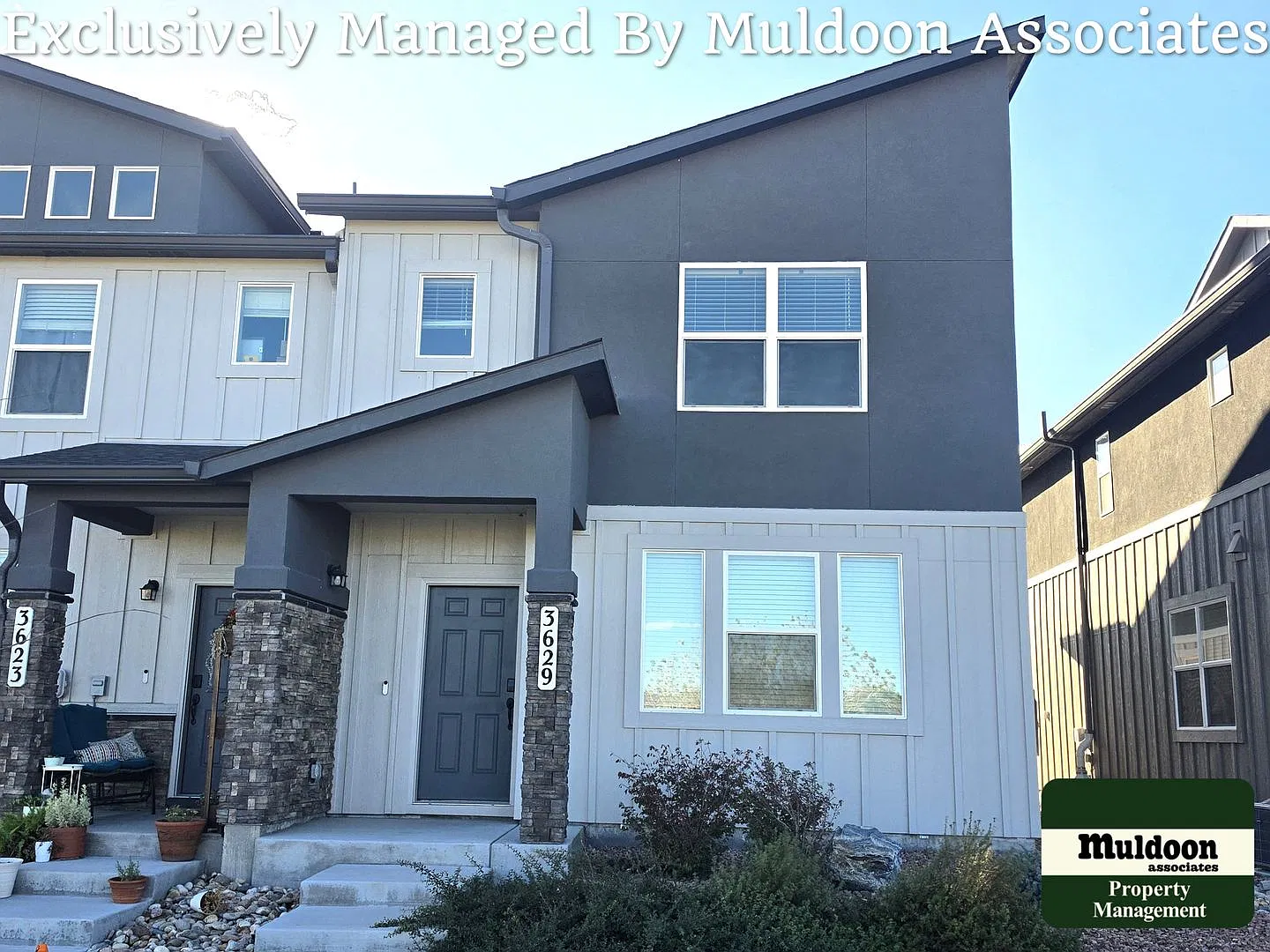 Modern End-Unit Townhome with Trail Access, Loft & 2-Car Garage — Photo 1