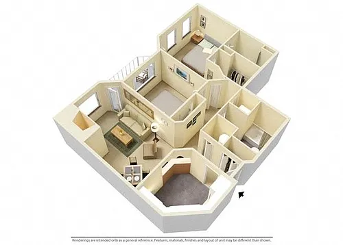 Floor plan Sedgwick