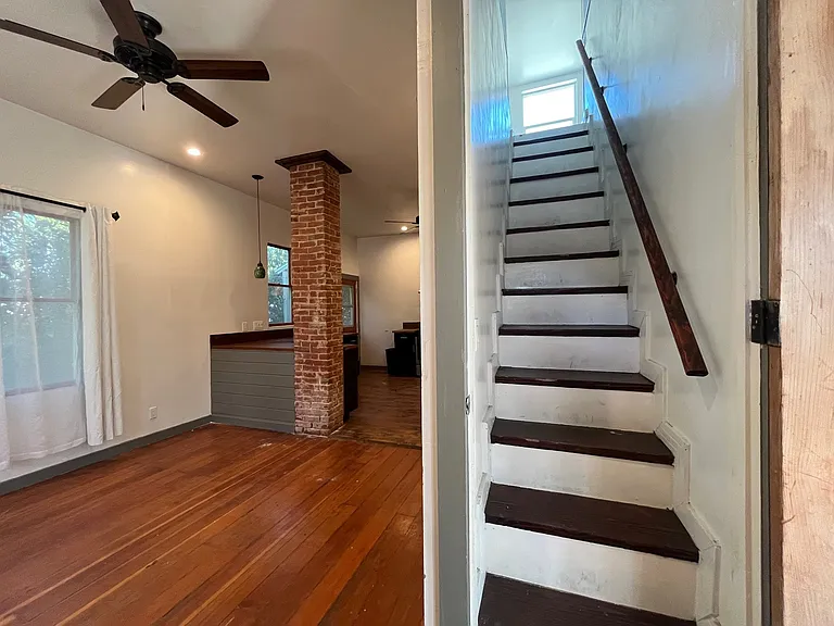 Attic Stairs and Dining Room to Kitchen