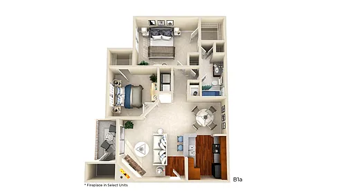 Floor plan B1a
