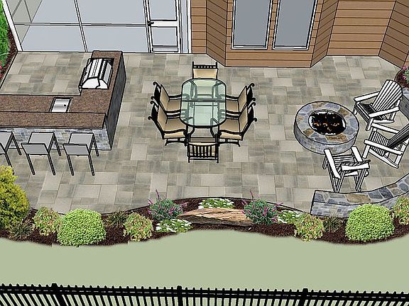 Backyard Patio Plan