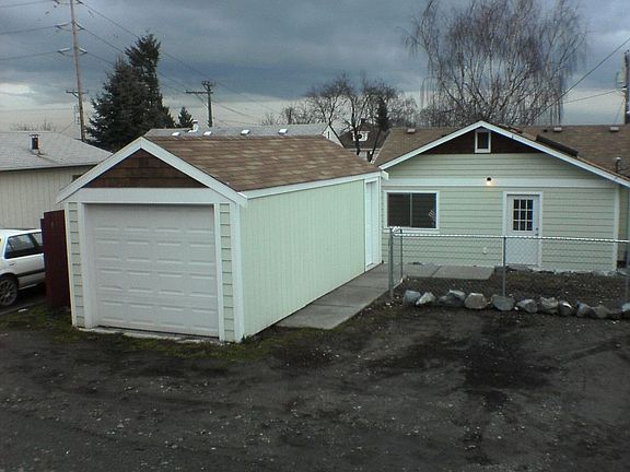 Alley View-Auto garage Door