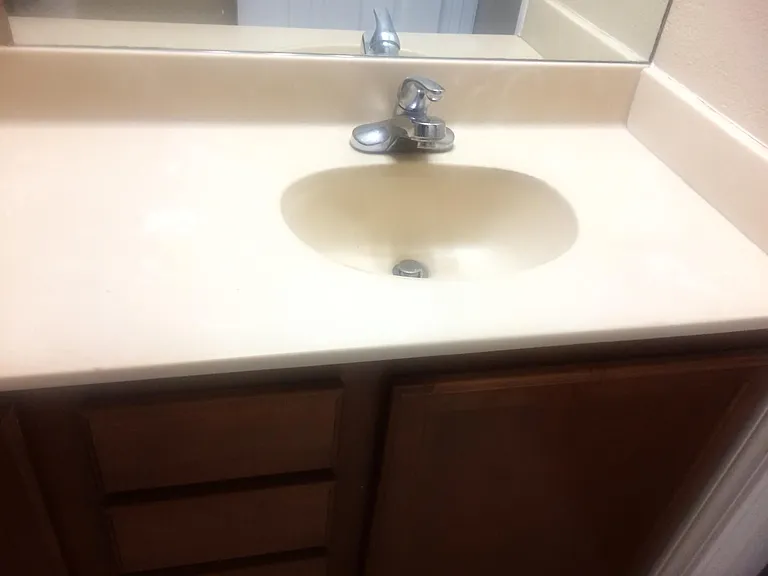 Sink in second bathroom