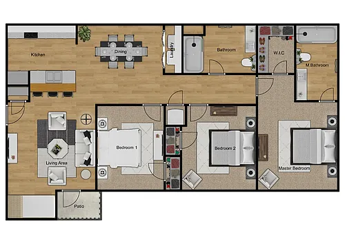 Floor plan 3X2