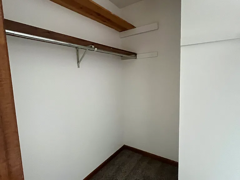 Bedrooms have huge walk-in closets