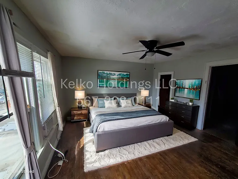 Master Bedroom staged