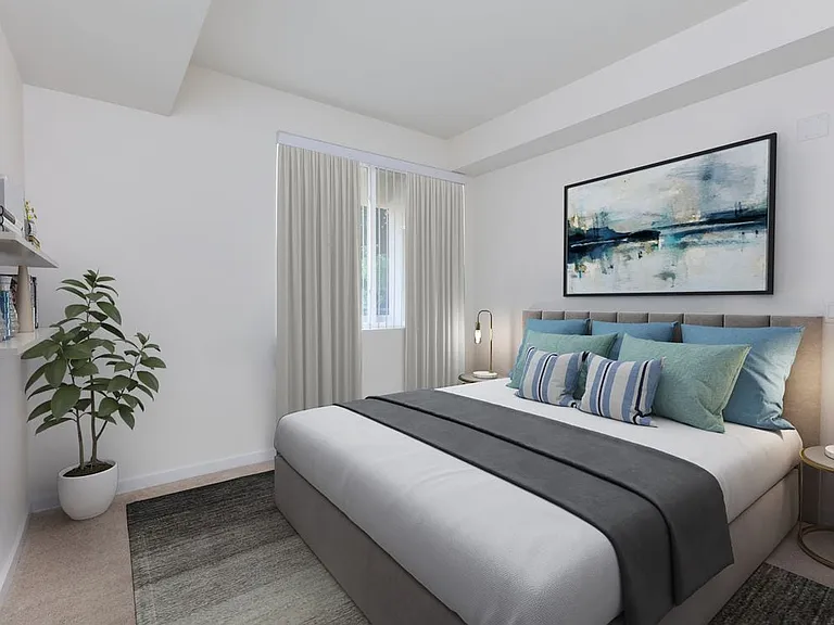 Classic Package I bedroom with carpeted flooring