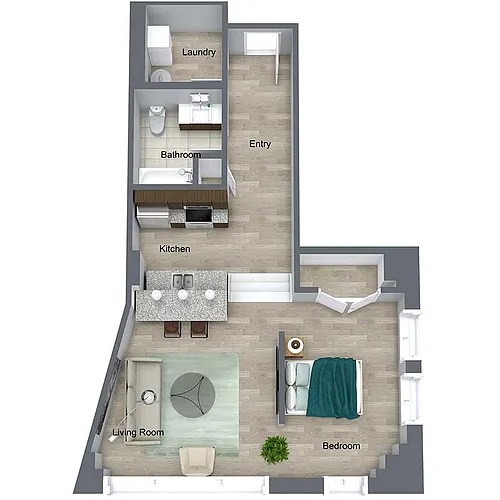 Floor plan Vine Loft I