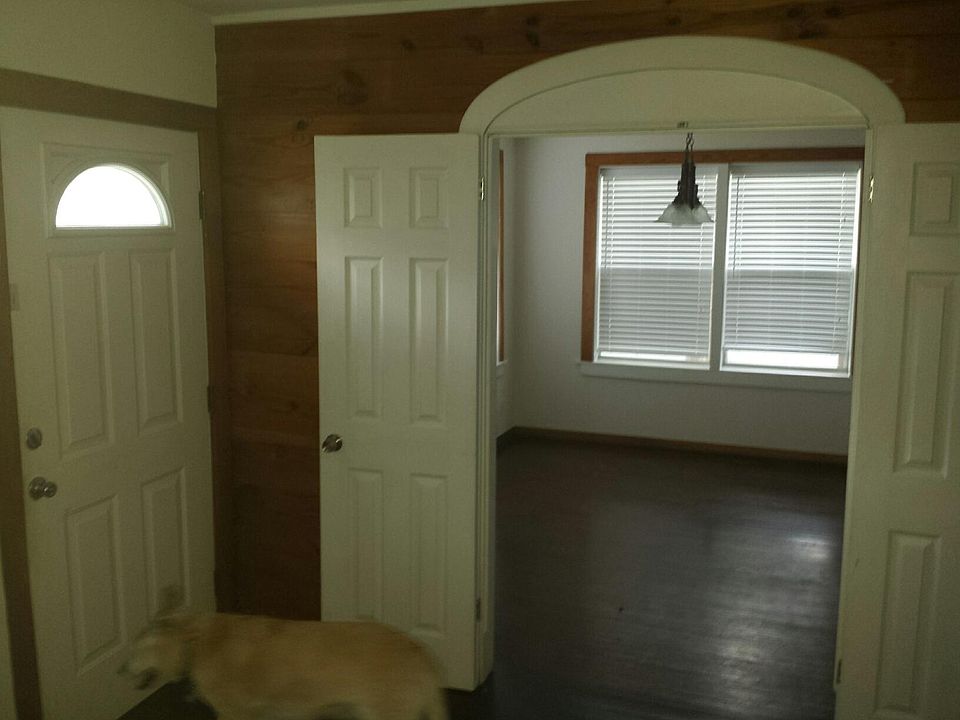 Livingroom to diningroom (oh, and our doggie)
