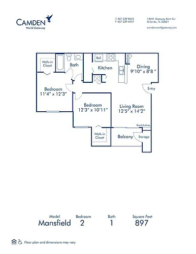 Floor plan Mansfield