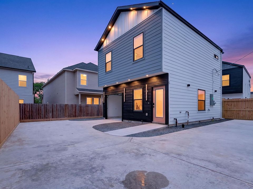 front door and garage
