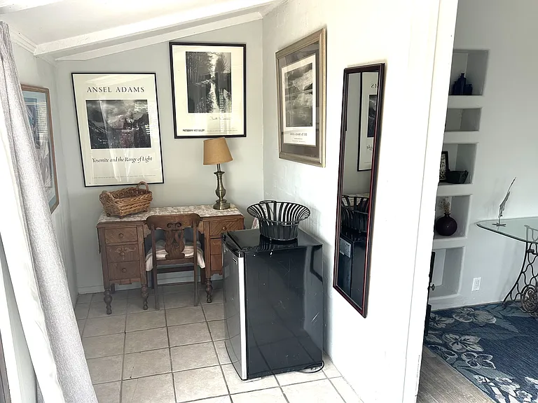 Office area in master bedroom