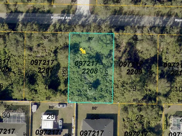 LOT 8 Manthey Ave, North Pt, FL 34291