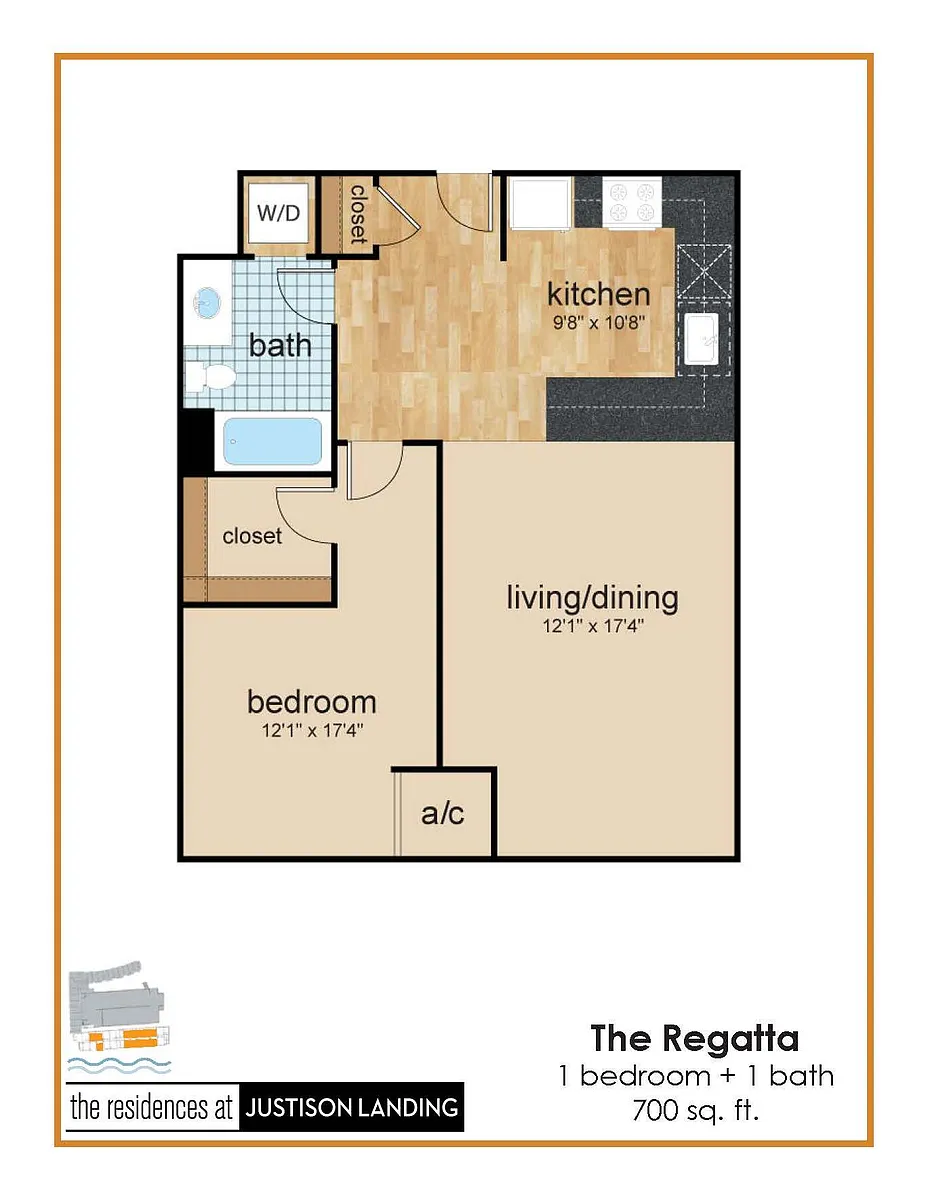 Floor plan The Regatta-View