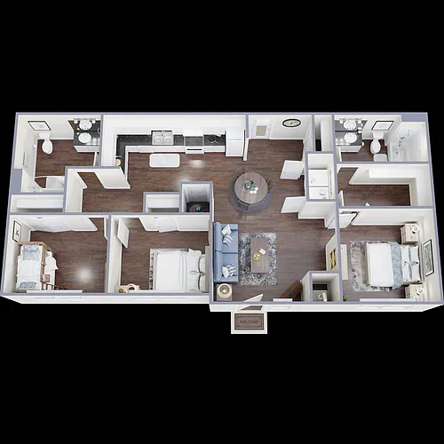 Floor plan Bridger