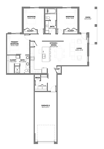 Floor plan Hawthorne