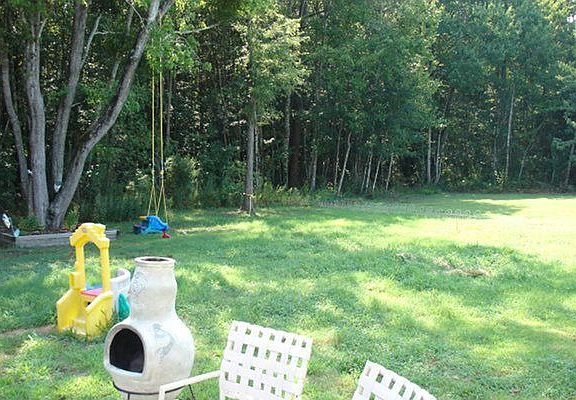 Back yard bordering preserve