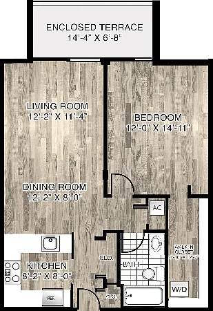 Model A | 1 Bedroom, 1 Bathroom Model A | 1 Bedroom, 1 Bathroom