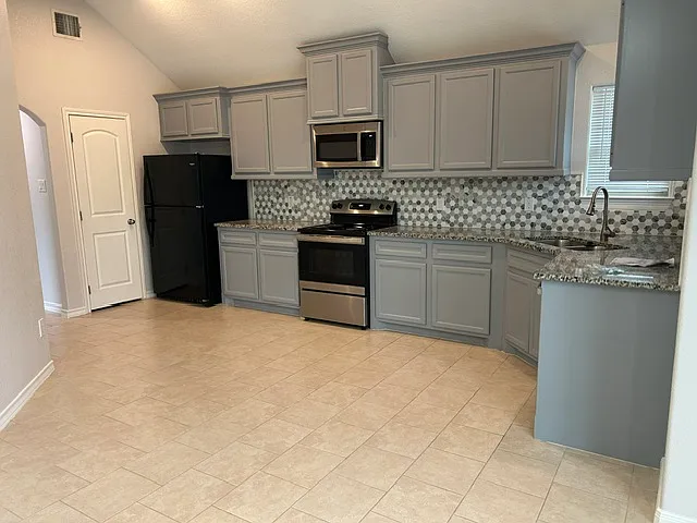 Kitchen, from living room