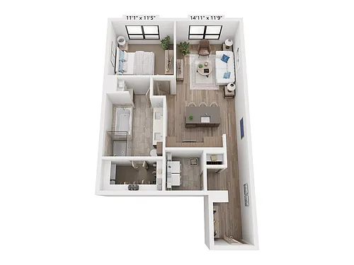 Floor plan A13
