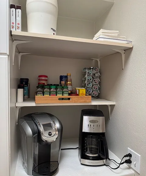 Coffee bar area.