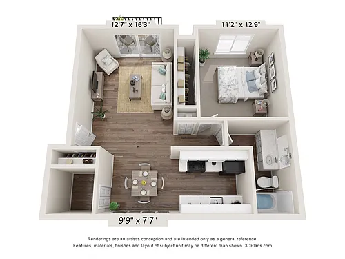 Floor plan Magnolia at Golden Gate