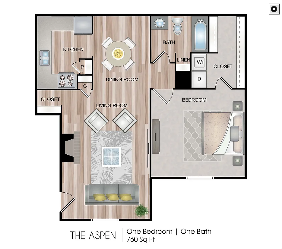 Floor plan The Aspen