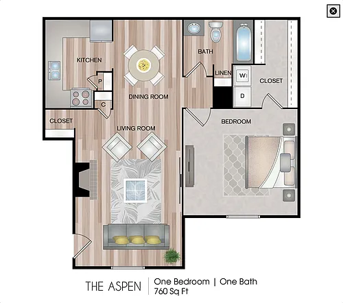 Floor plan The Aspen
