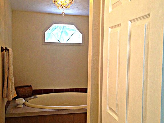 Master bath w/ tub & shower