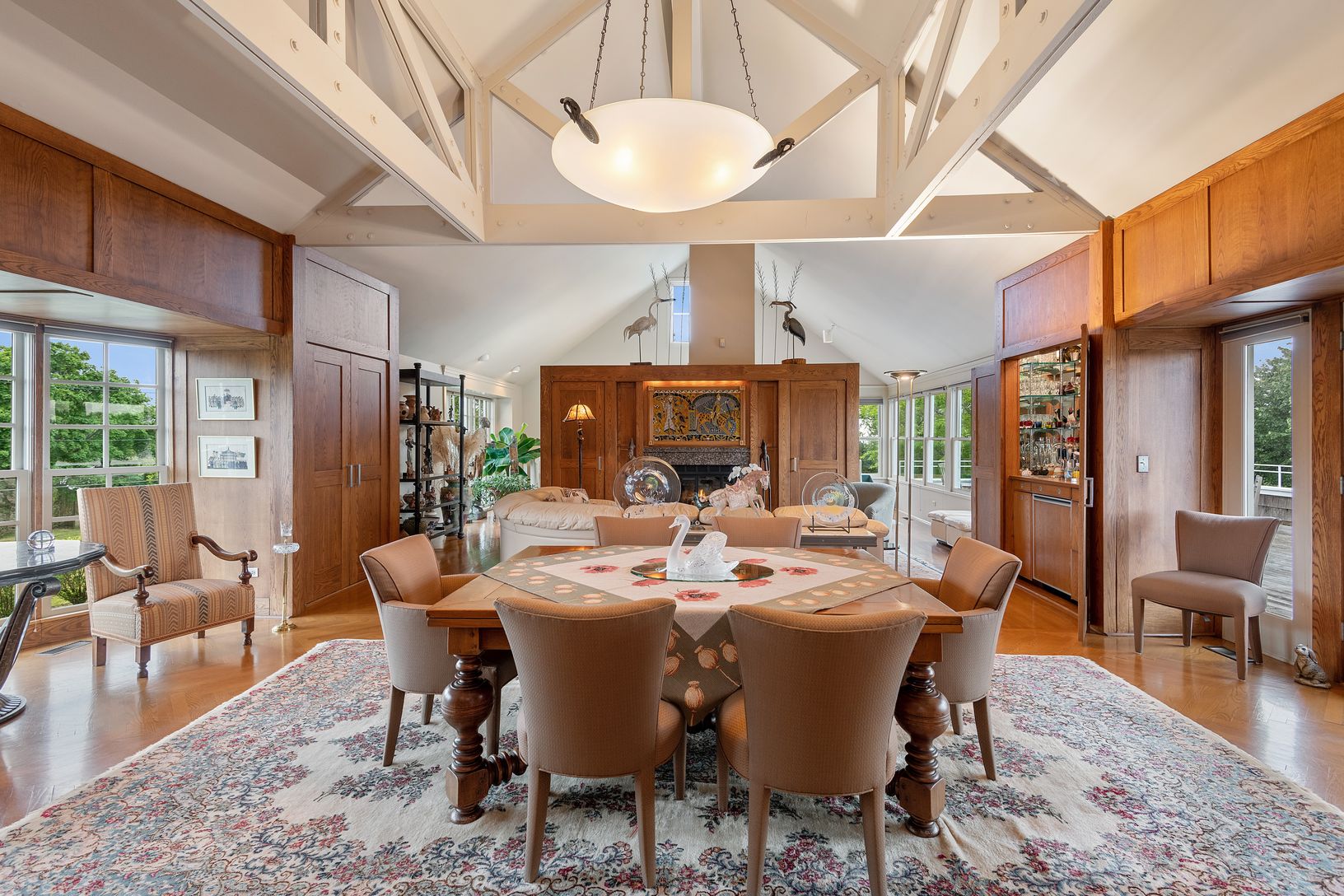  Dining Area with Custom Built-ins