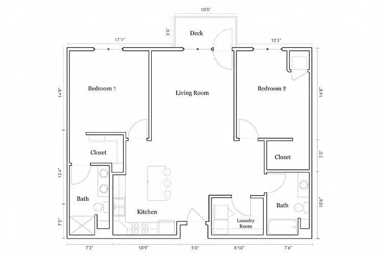 Floor plan B2