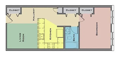 Floor plan 1 Bed