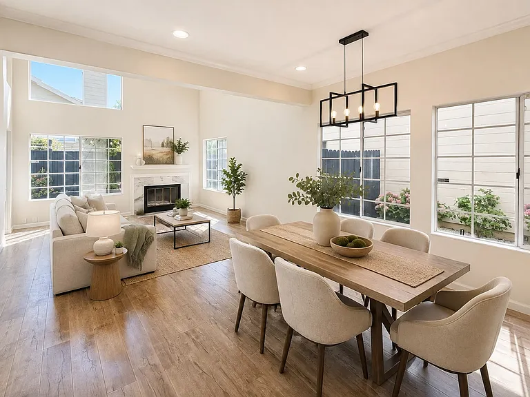 Living Room. "Virtually Staged"