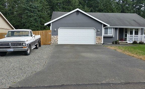 Lots of room for parking along side  the driveway or behind the