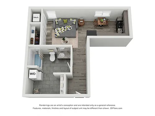 Floor plan Studio