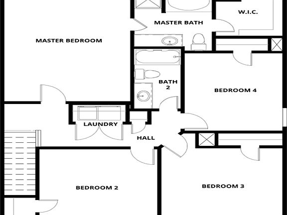 Camden Floor Plan - Second Floor