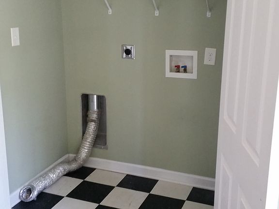 Laundry hook-ups