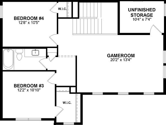 floor plan second level